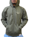 Veste zipée Diamond Champagne Script kaki